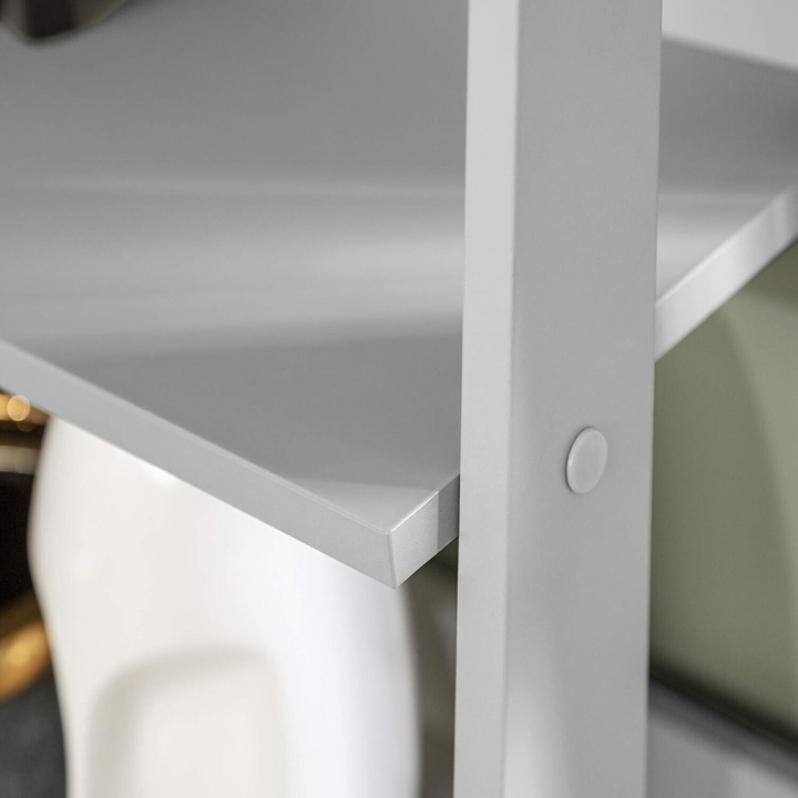 Grey Ladder Book Shelf Unit