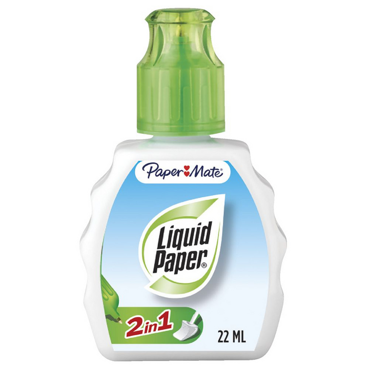 PaperMate 22ml 2-in-1 Correction Liquid