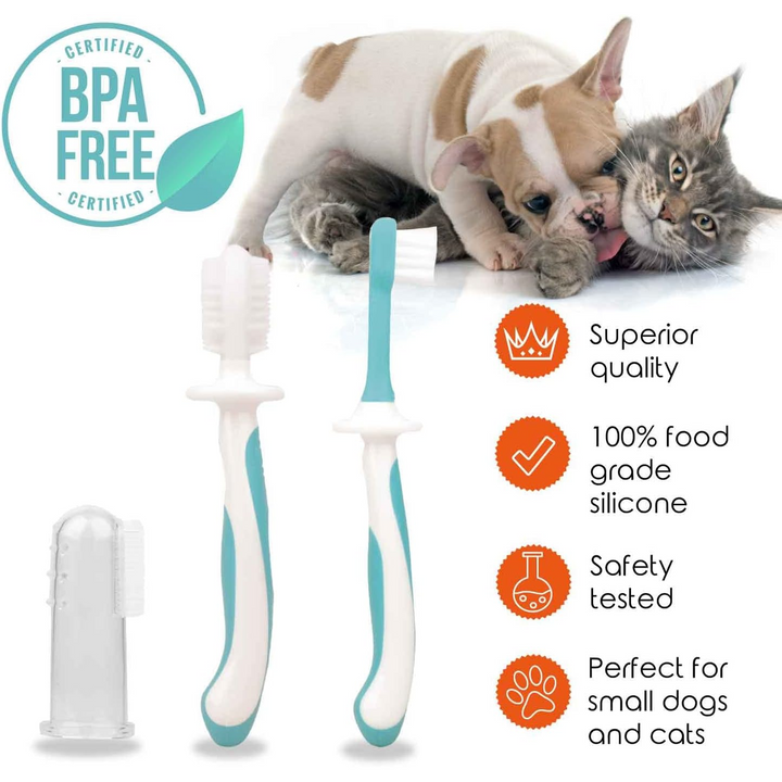 Pet Dog Cat Toothbrush Kit