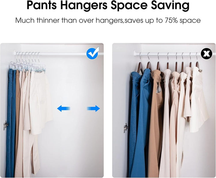 24 Pack Plastic Hangers
