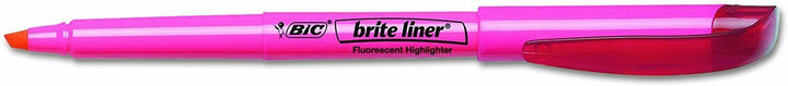 5 Bic Brite Liner Highlighter Pens
