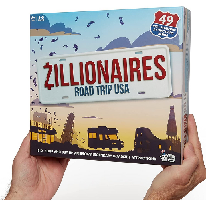 Zillionaires Road Trip USA Board Game