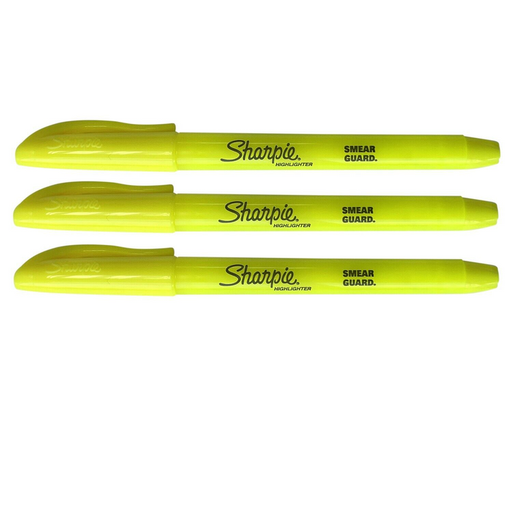 3 Sharpie Accent Pocket Highlighters