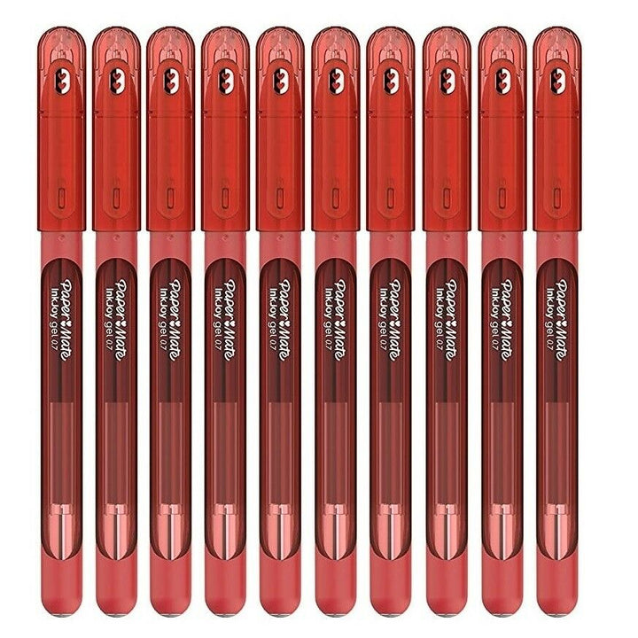 10 Paper Mate InkJoy 0.7mm Gel Pens