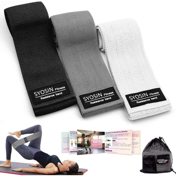 3 Dark Exercise Resistance Bands