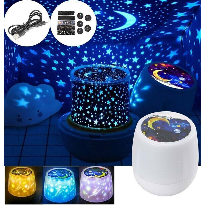 Rotating Projector Star Night Light