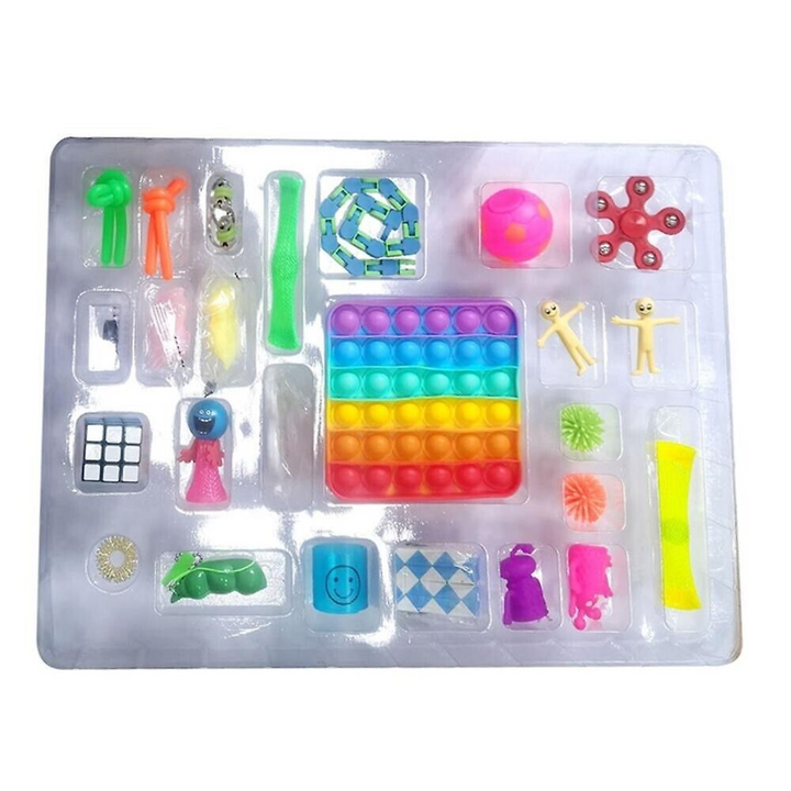 Blue Kids Christmas Advent Calendar