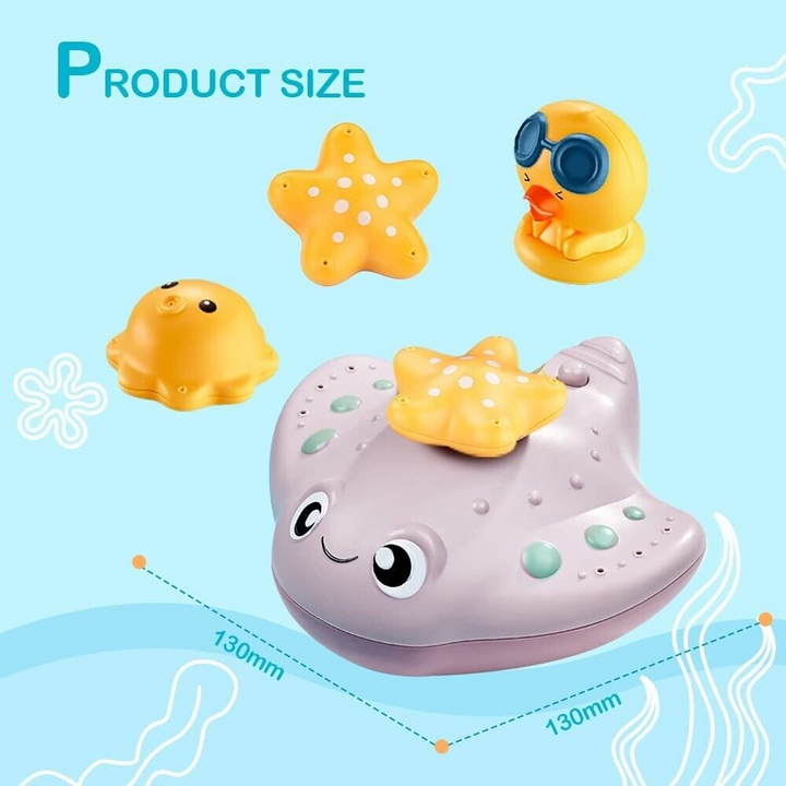 Duck Bath Toy Manta Ray