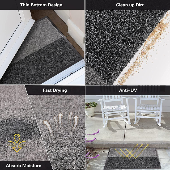 2in1 Indoor & Outdoor 40x60cm Door Mat