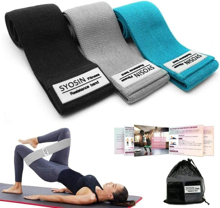 3 Dark Exercise Resistance Bands