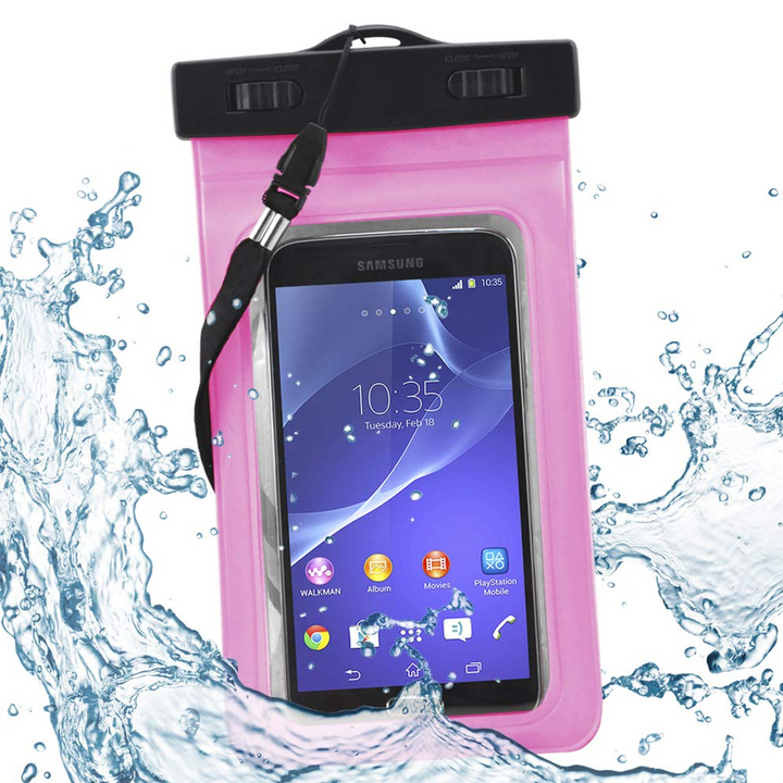 Pink Waterproof Protective Case
