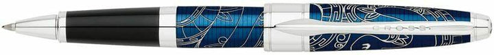 Cross Year Of The Snake Blue Lacquer Rollerball Pen