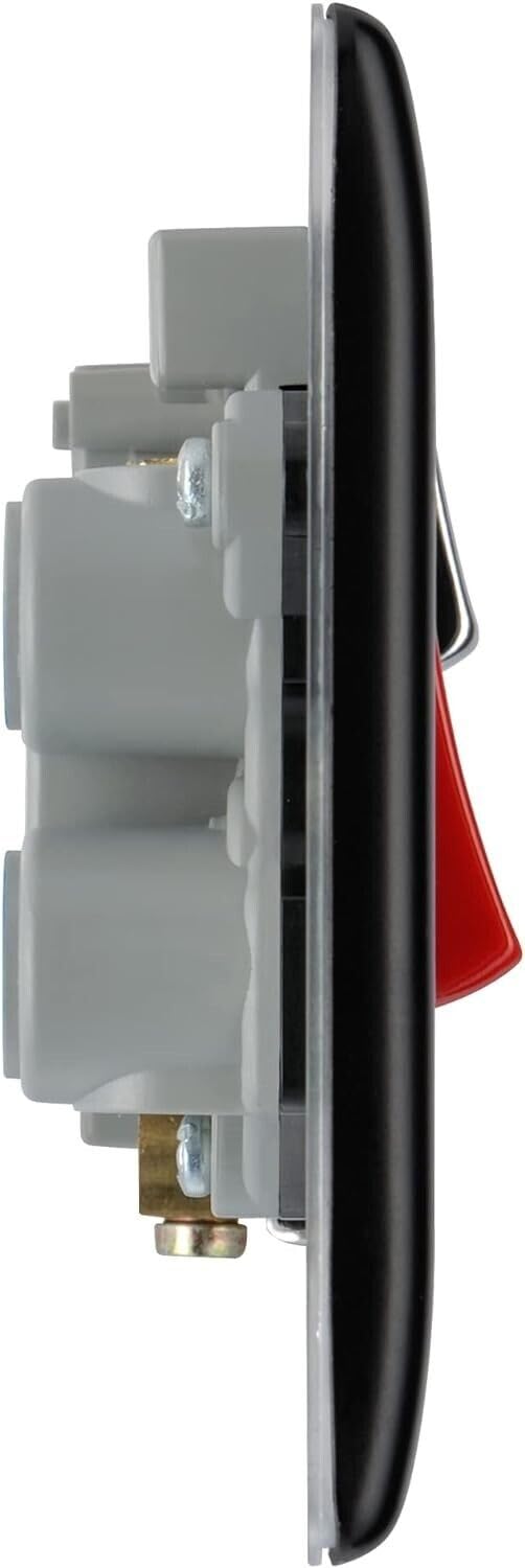 BG Electrical Black Cooker Connection Plug