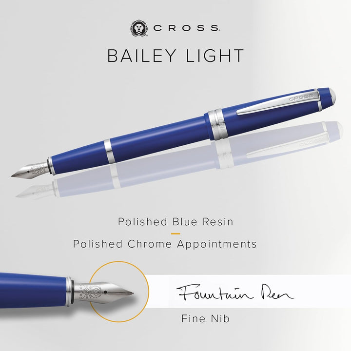 Cross Blue Fine Nib Fountain Pen