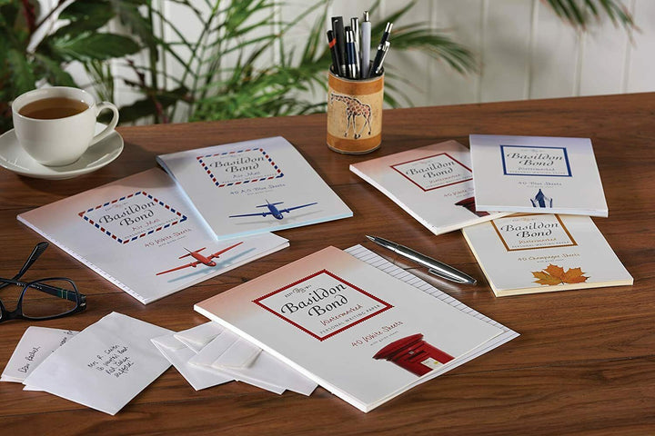 20 White Gummed Airmail Envelopes