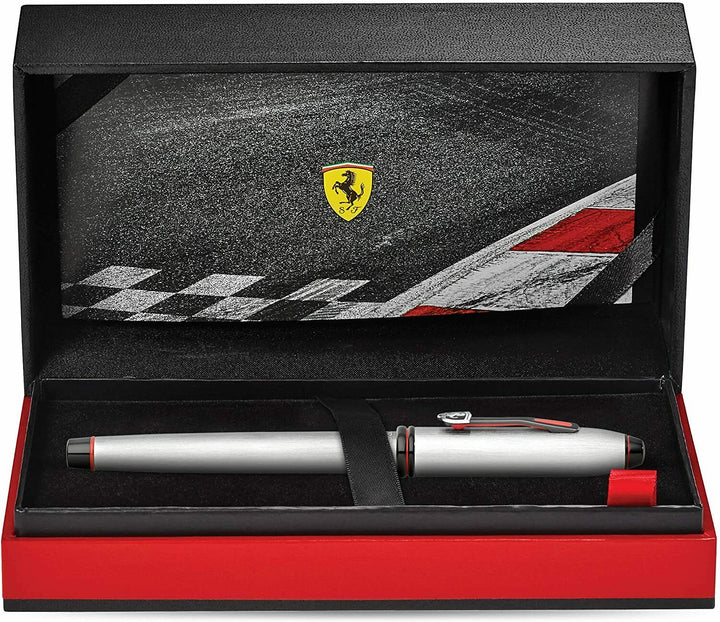 Cross Townsend Scuderia Brushed Platinum Ballpoint Pen