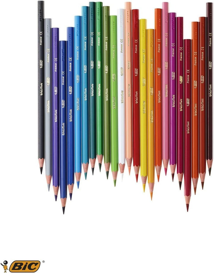 24 Bic Kids Multicoloured Pencils