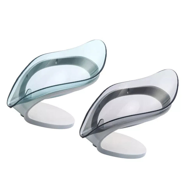 2x Suction Cup Soap Holder Dishes