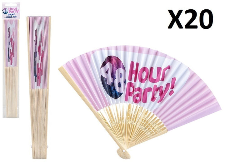 48 Hour Party Chinese Folding Hand Fan