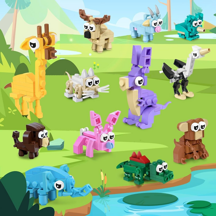 Animal Rvt Blocks Animal Building Block Set | Seller Vision