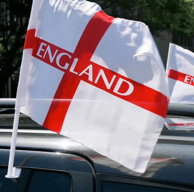 England Car Flag & Window Clip