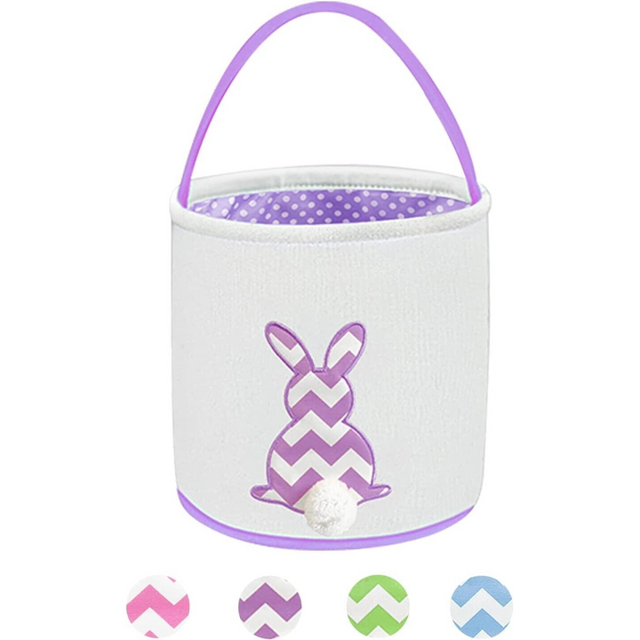 Purple Easter Egg Hunt Bag