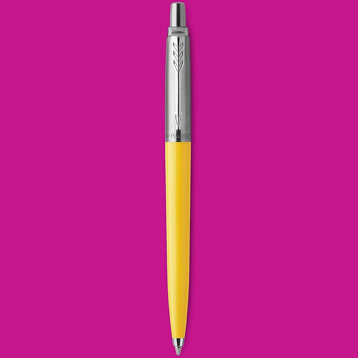 Parker Pen Yellow Jotter Black Gel Pen