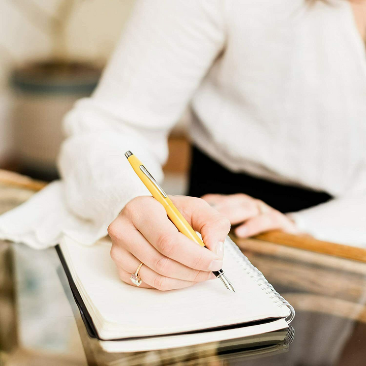 Cross Classic Yellow Rollerball Pen