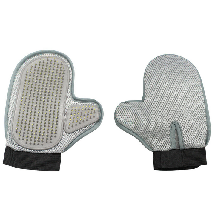 Metal Pin Pet Grooming Glove