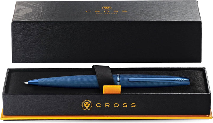 Cross ATX Sandblasted Blue Ballpoint Pen
