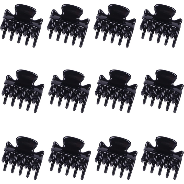 Mini Plastic Bulldog Hair Clips