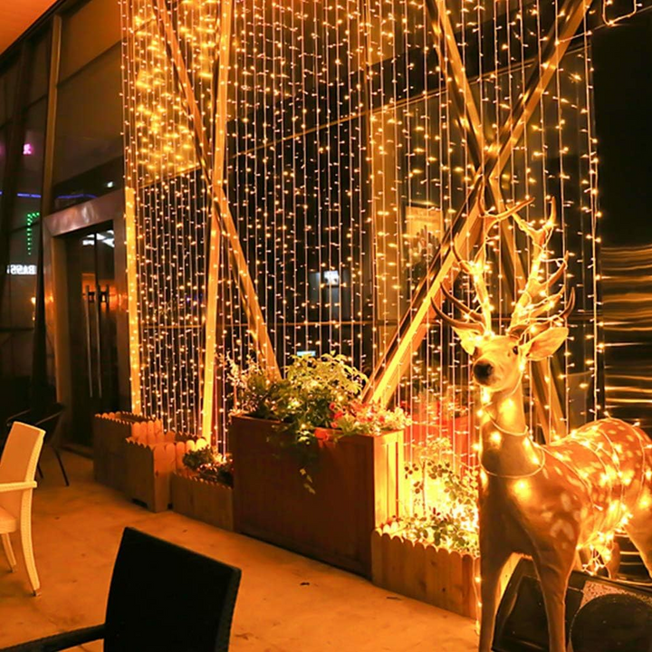 2 Waterproof 50 LED Battery Lights