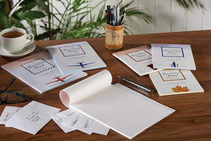 20 White Gummed Airmail Envelopes