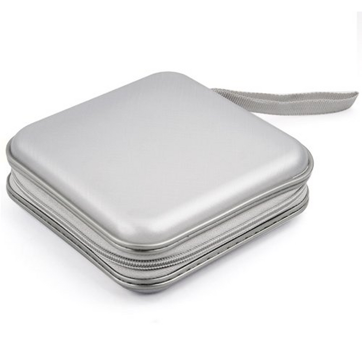 40 Disc Silver CD Storage Case