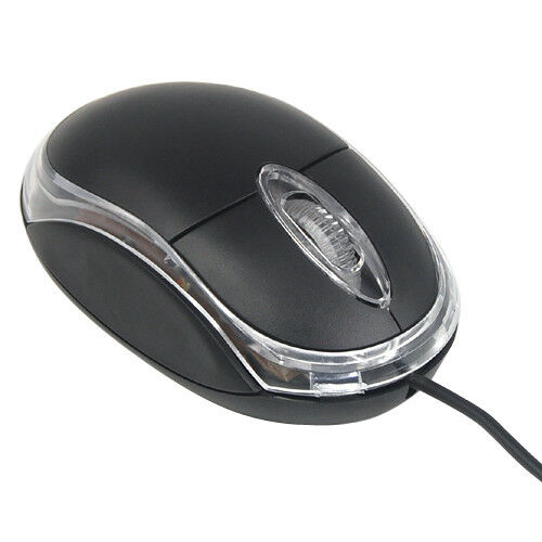 Black USB Wired Mouse