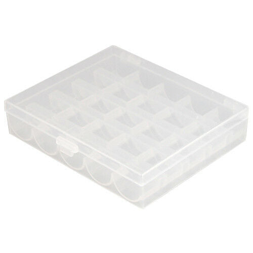25 Clear Compartment Bobbin Thread Holder Box