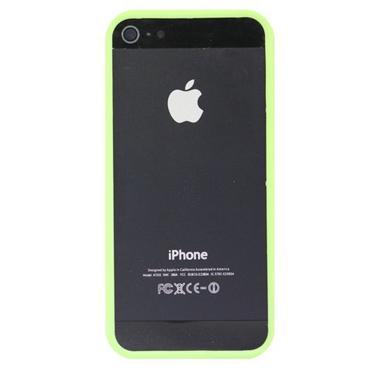 iPhone 5 Green Bumper Phone Case