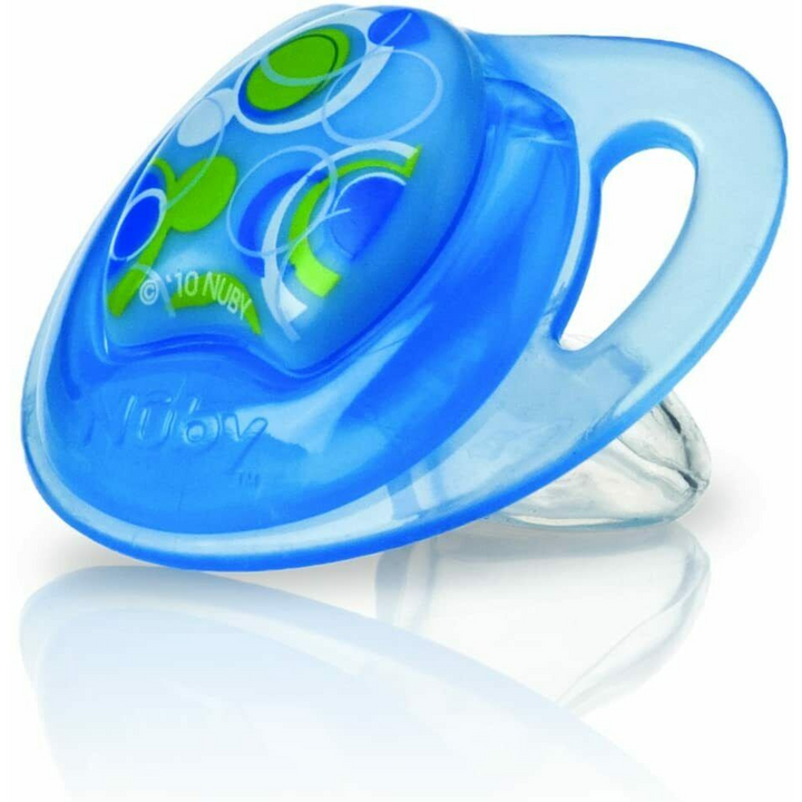 3 Nuby 18+ Months Silicone Dummies