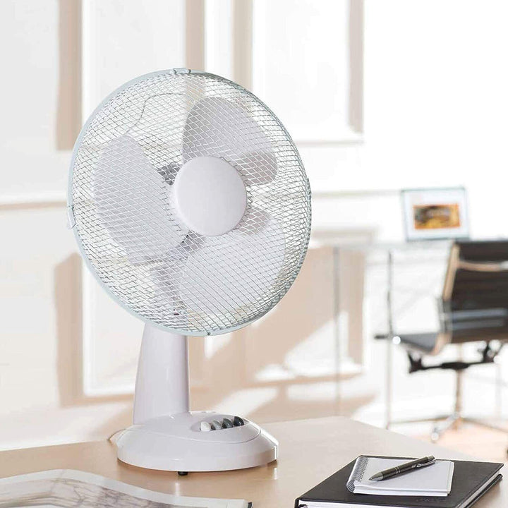 Fine Elements 12" Desk Fan White