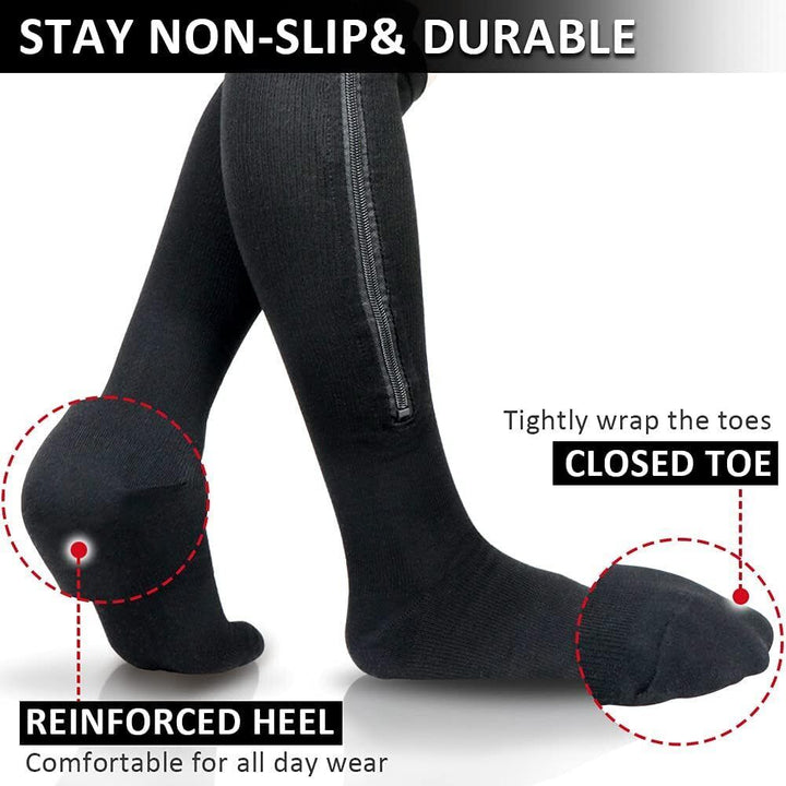 Black Medical Compression Socks