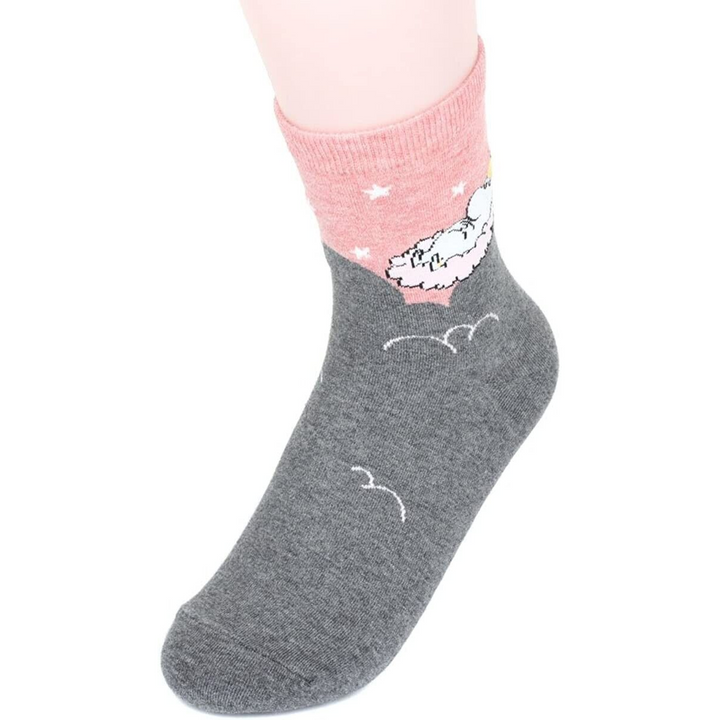 4 Pairs Moomin Cartoon Socks