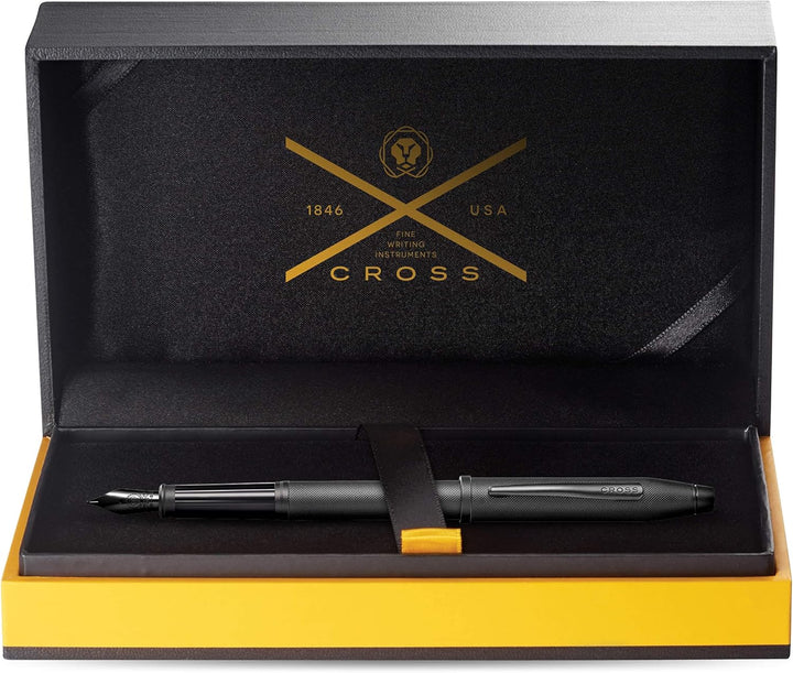 Cross Century II Black Micro-Knurl Fine Nib Fountain Pen