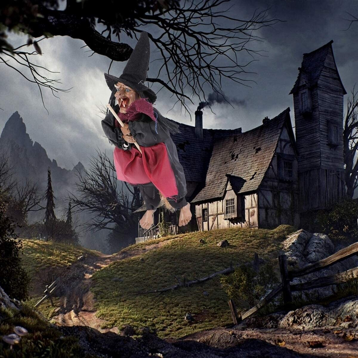 Halloween LED Cackling Witch