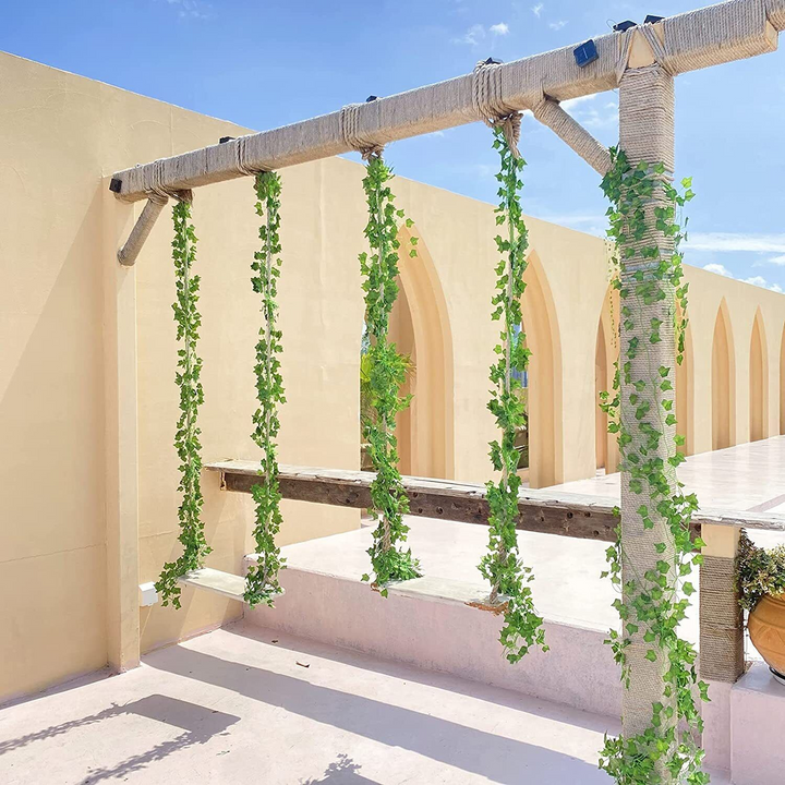 15 Artificial Ivy Leaf Strings