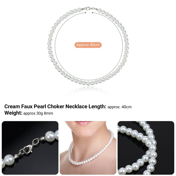 Faux Pearl Necklace