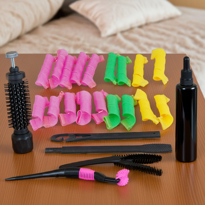 18 Piece No Heat Magic Hair Curler Set