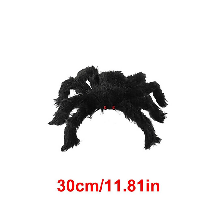 Large Black Flexible Spider Decoration