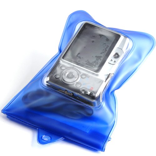 Blue Waterproof Camera Case