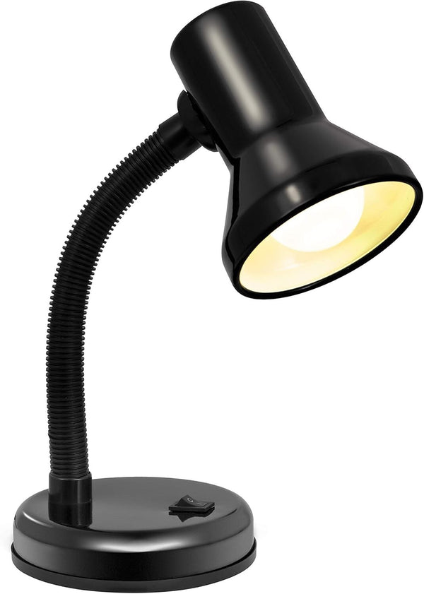 Black Freya 40W Desk E27 Lamp
