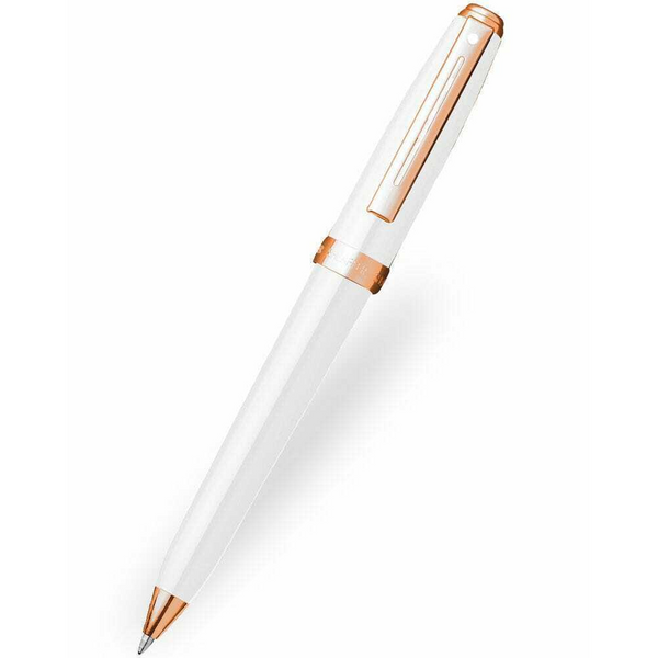 Sheaffer White Rose Gold Ballpoint Pen